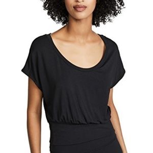 Heroine Sport Scoop BLACK Crop Top NWT SIZE SMALL